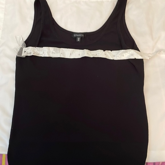 New Black dynamite brand tank top ribbed size small. Stretchy fabric. - Picture 1 of 8